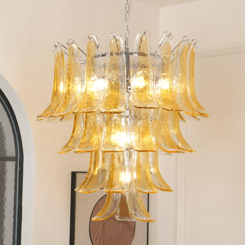 Aurora Chandelier en Verre Ambre - Neutralighting
