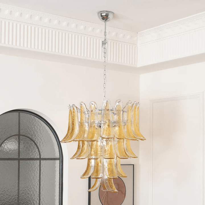 Aurora Chandelier en Verre Ambre - Neutralighting