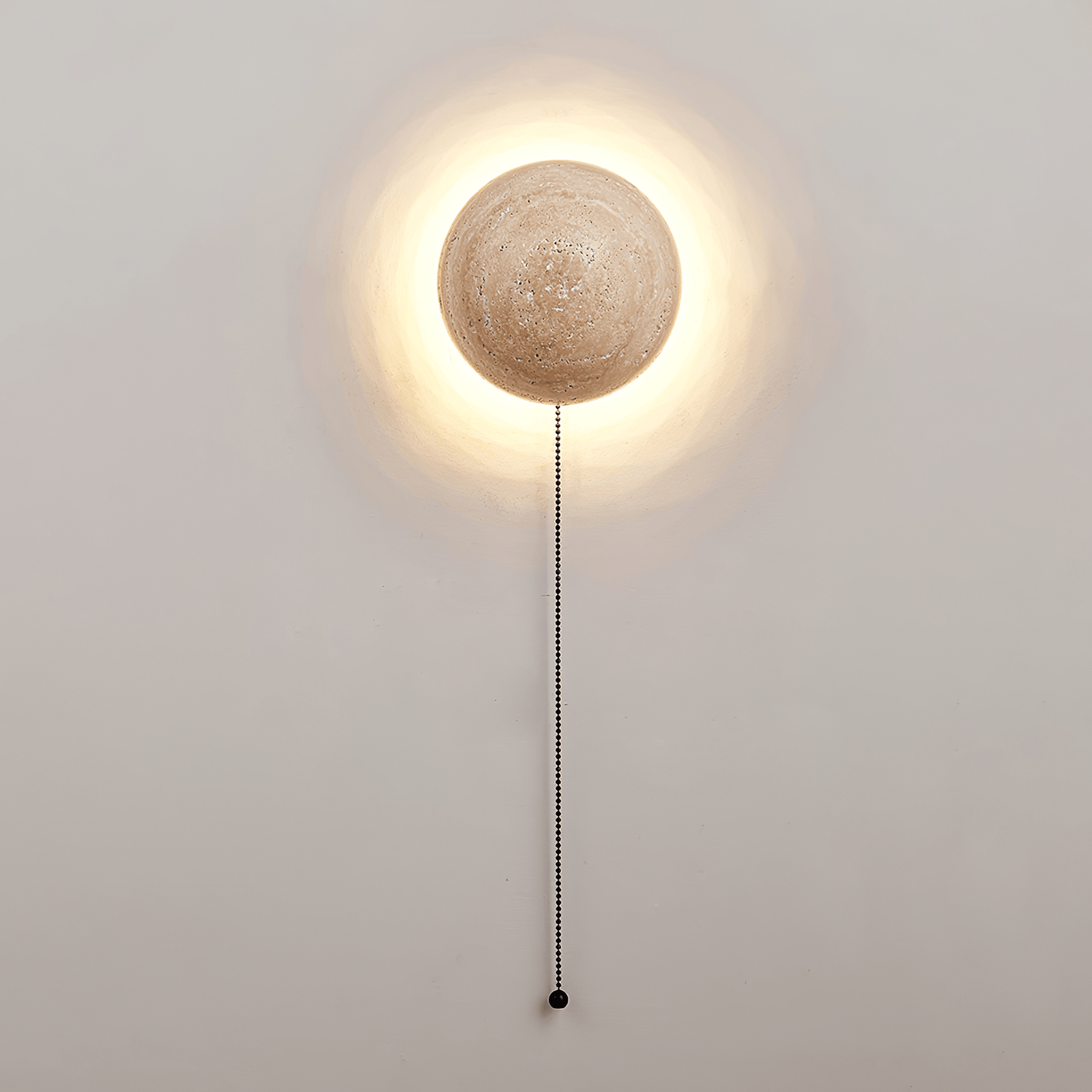 Nyvarion Applique Murale Minimaliste en Travertin - Neutralighting