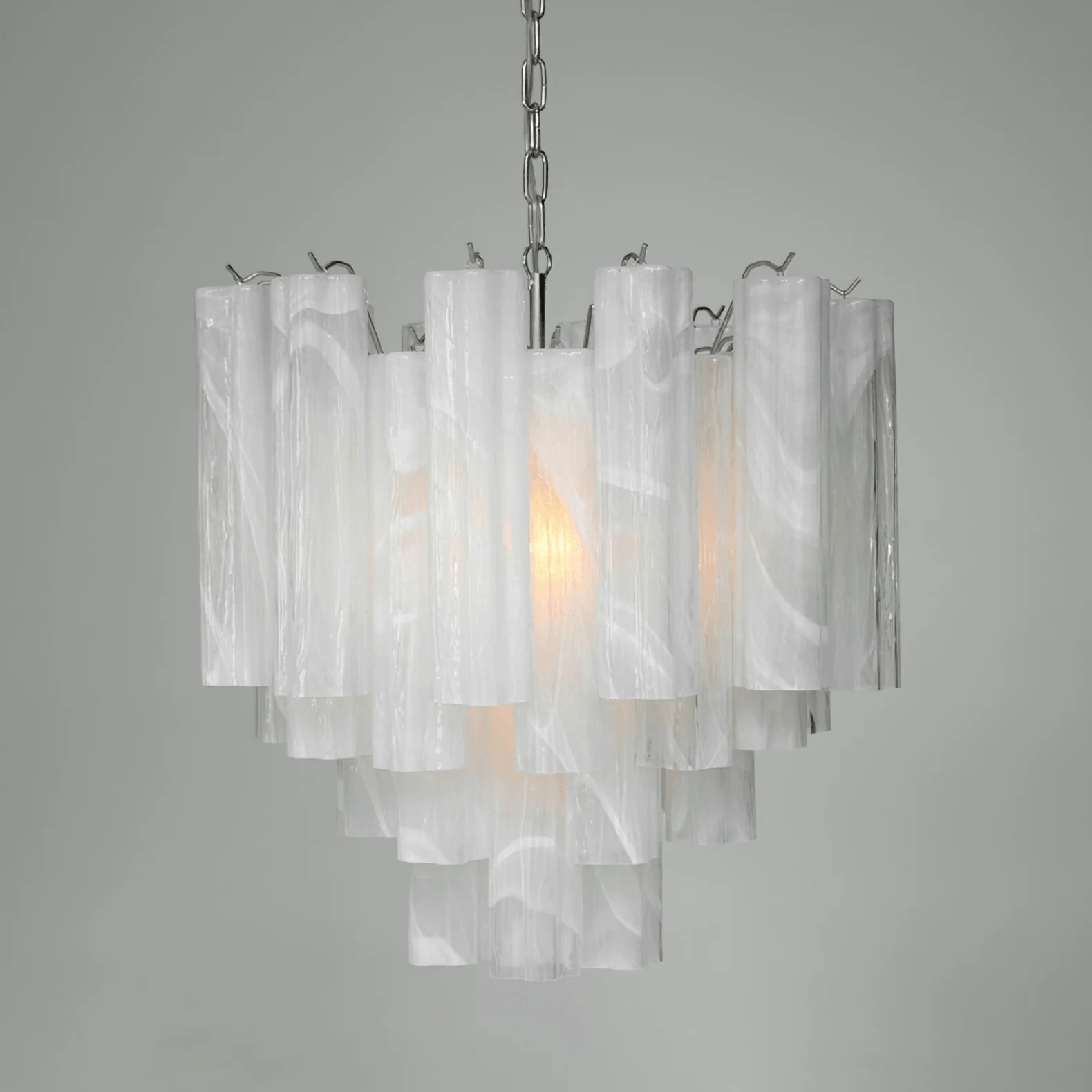 Aurora Lustre en Verre Givré Minimaliste - Neutralighting