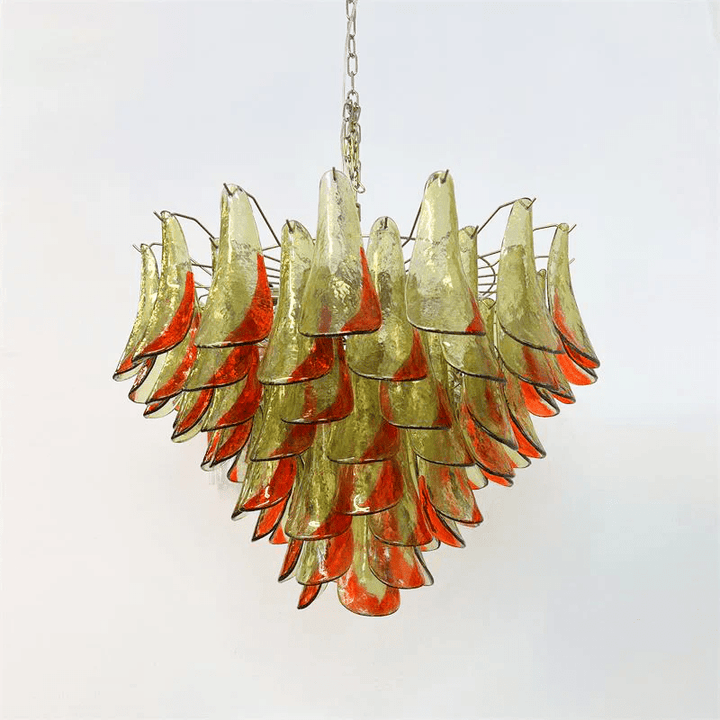 Aurora Lustre en Verre Murano Pétale Élégant - Neutralighting