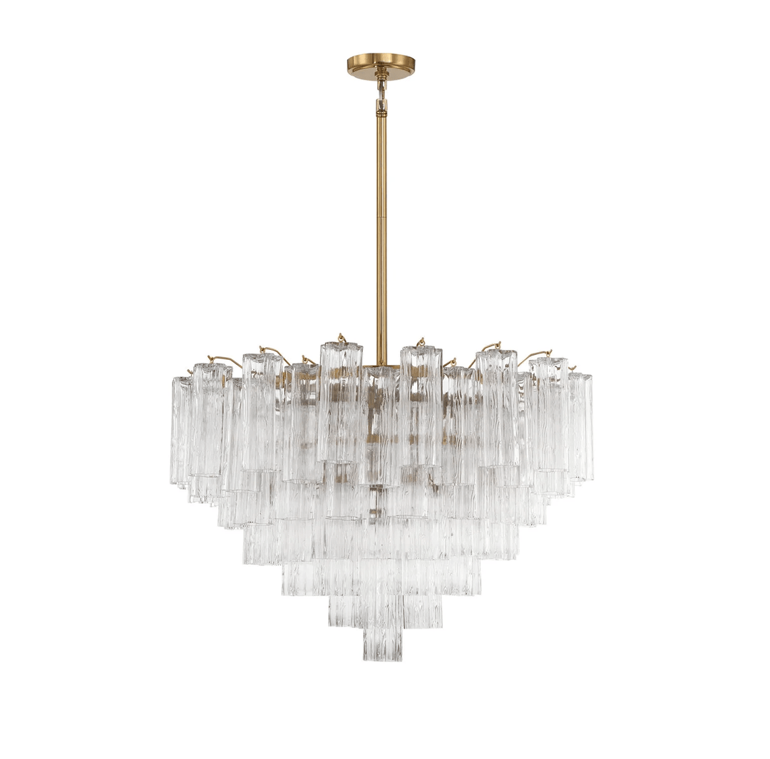 Aurora Chandelier Virella Tube en Verre de Murano Luxe - Neutralighting