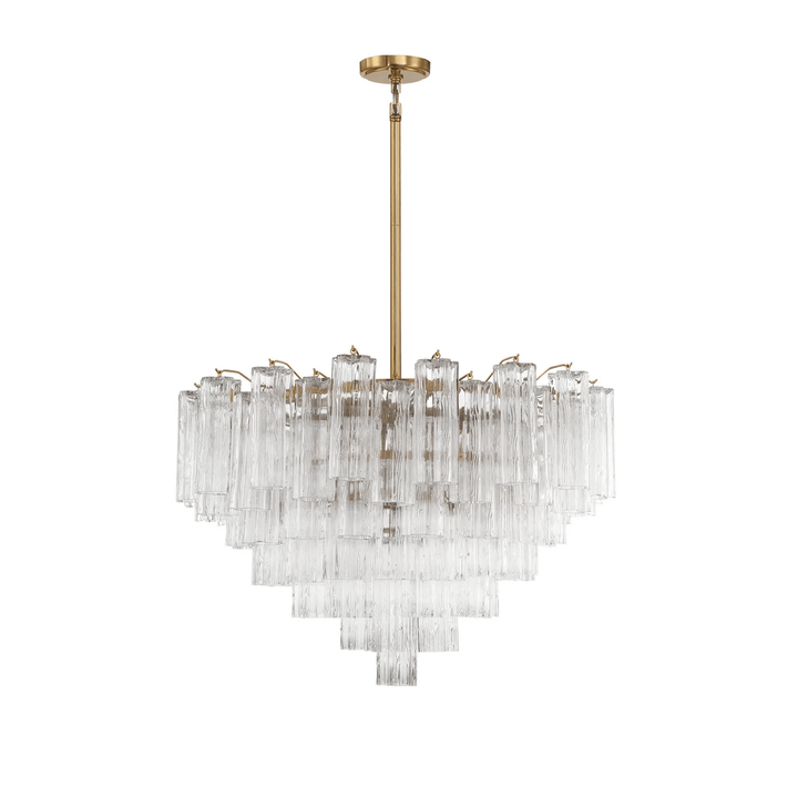 Aurora Chandelier Virella Tube en Verre de Murano Luxe - Neutralighting