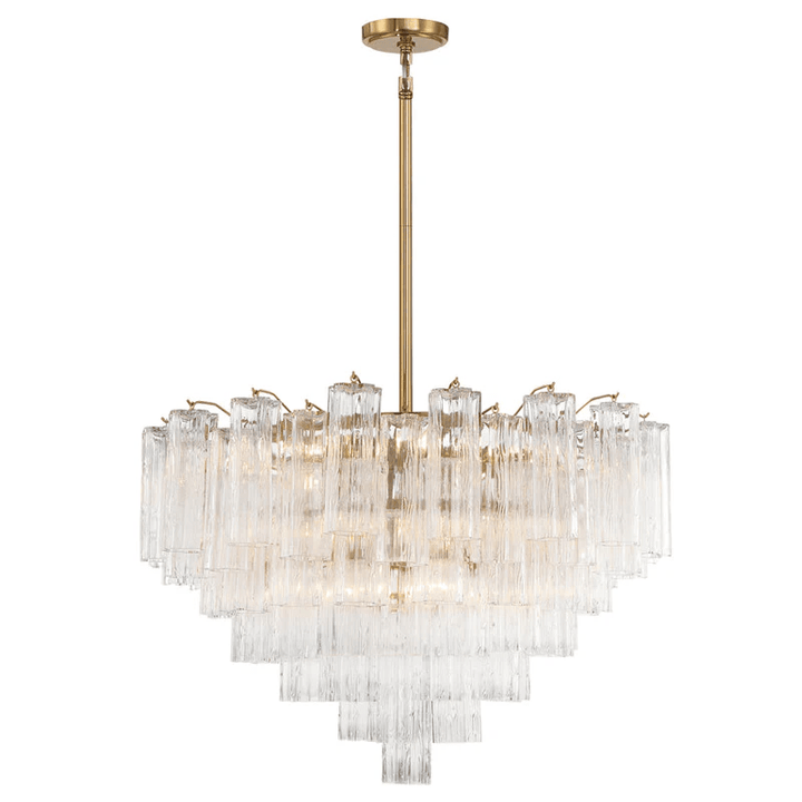 Aurora Chandelier Virella Tube en Verre de Murano Luxe - Neutralighting