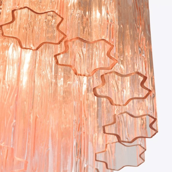 Aurora Chandelier Petit Tube en Verre Murano Treviso - Neutralighting