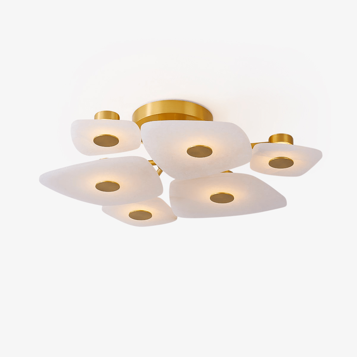 Ilsilyra Pétale Forme Verre Plafonnier - Neutralighting