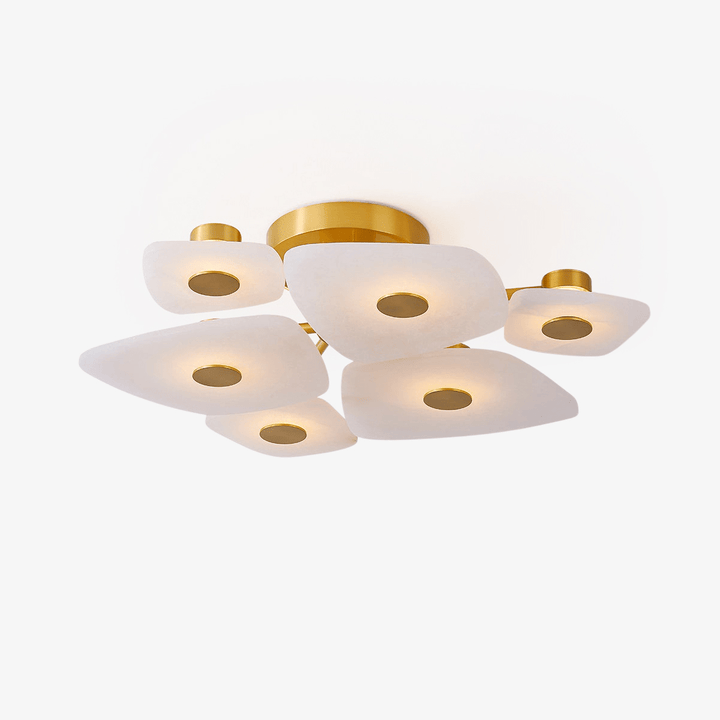 Ilsilyra Pétale Forme Verre Plafonnier - Neutralighting