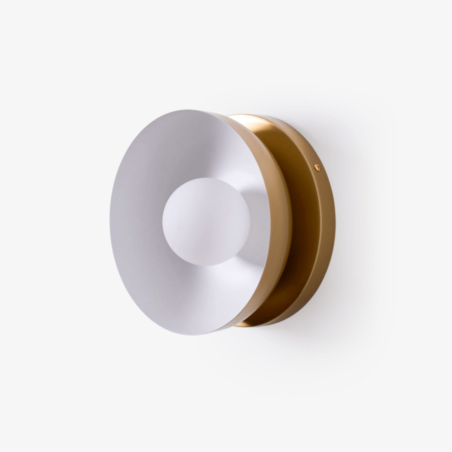 Vethaora Lampe Murale Verre Laiton Minimaliste - Neutralighting
