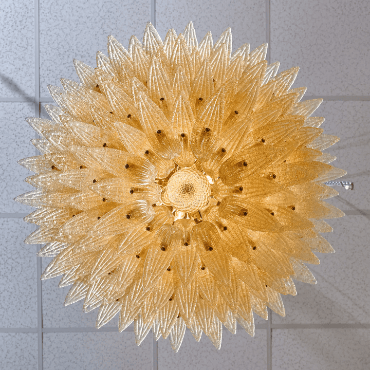 Aurora Chandelier en Verre de Murano Palmette à Niveaux - Neutralighting