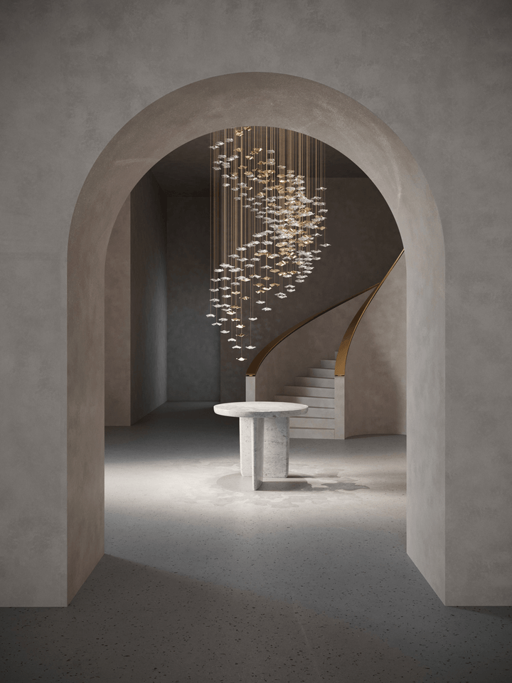 Vecarisra Suspension Lampes Art Verre Tidal Luxe - Neutralighting