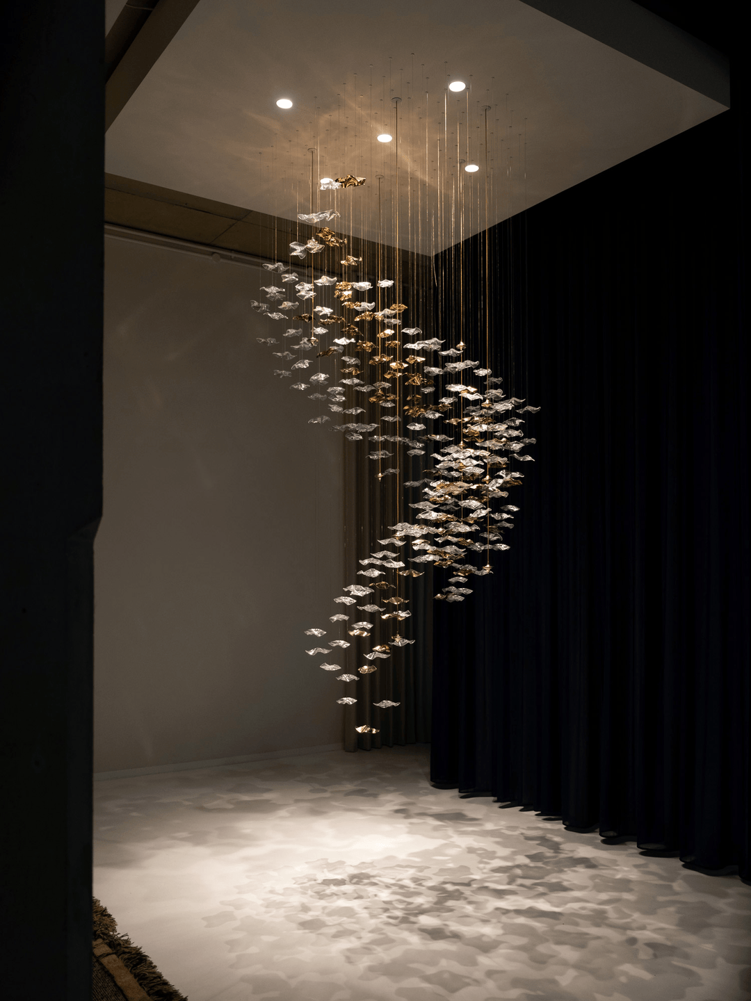 Vecarisra Suspension Lampes Art Verre Tidal Luxe - Neutralighting