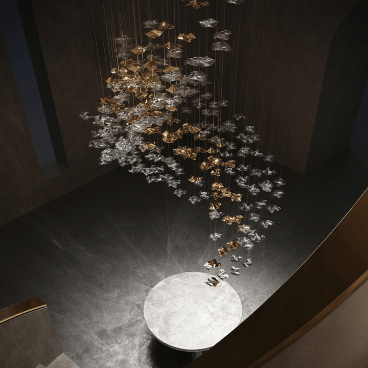 Vecarisra Suspension Lampes Art Verre Tidal Luxe - Neutralighting