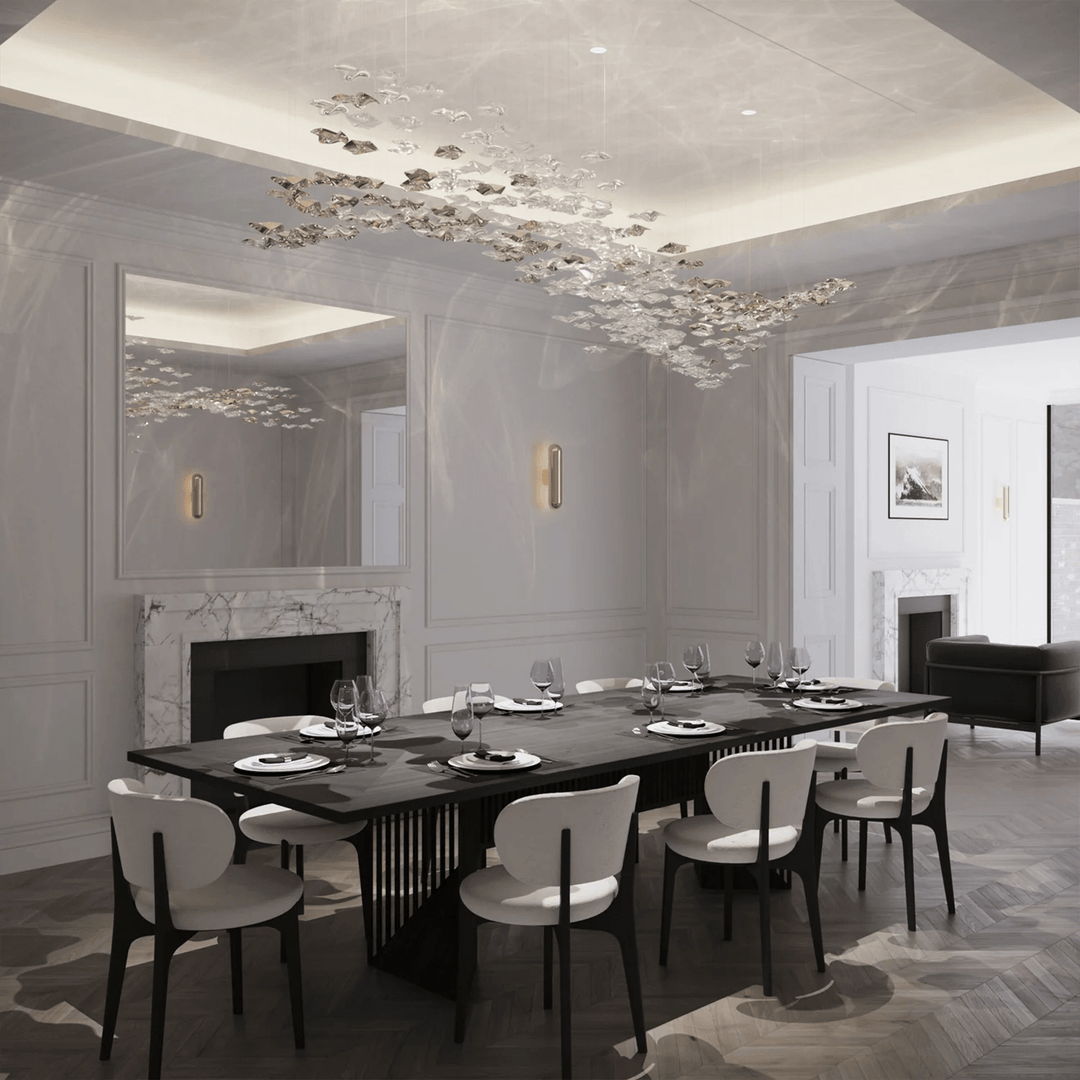Vecarisra Suspension Lampes Art Verre Tidal Luxe - Neutralighting