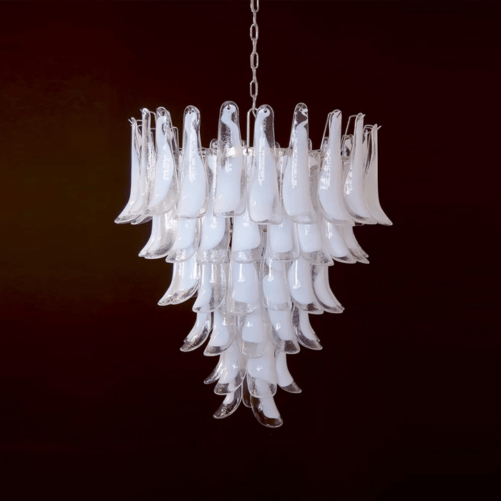 Aurora Lustre Pétales en Verre de Murano Vintage - Neutralighting