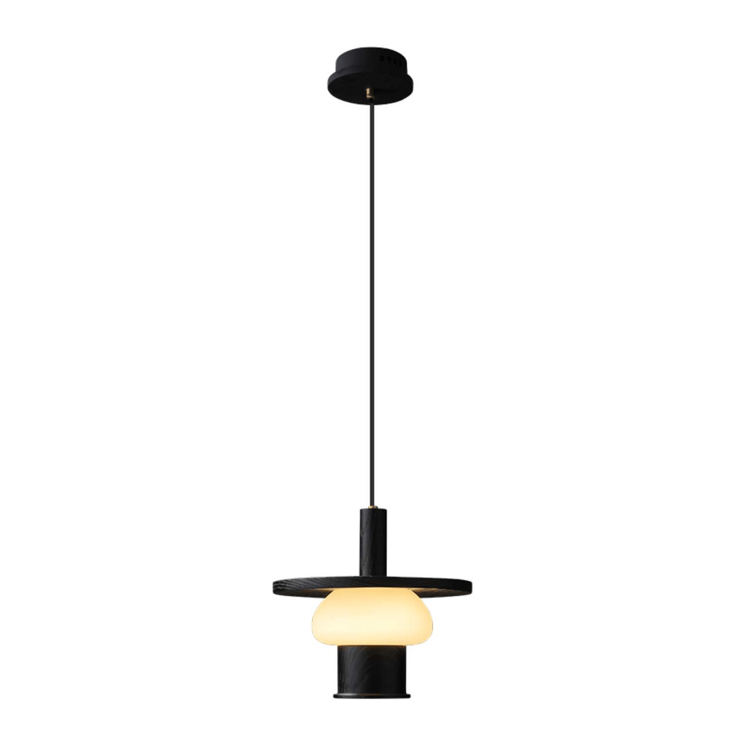 Zephaan Suspension Art Classique en Verre et Bois - Neutralighting