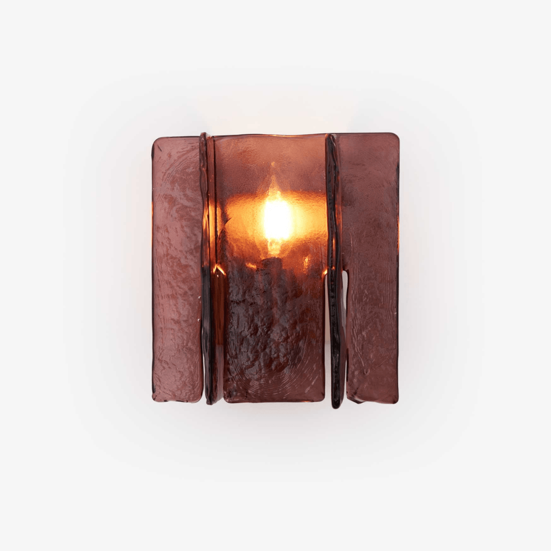 Solanic Lampe Murale Artistique en Verre Élégante - Neutralighting