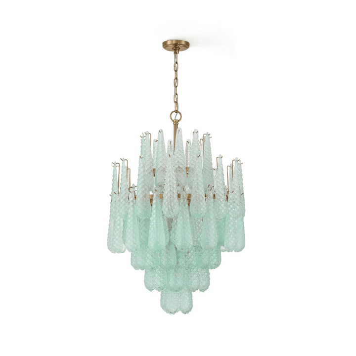 Aurora Lustre Goutte Texturé Verre Élégant - Neutralighting