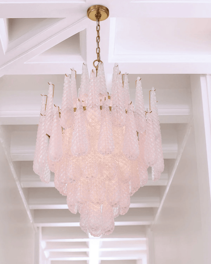 Aurora Lustre Goutte Texturé Verre Élégant - Neutralighting