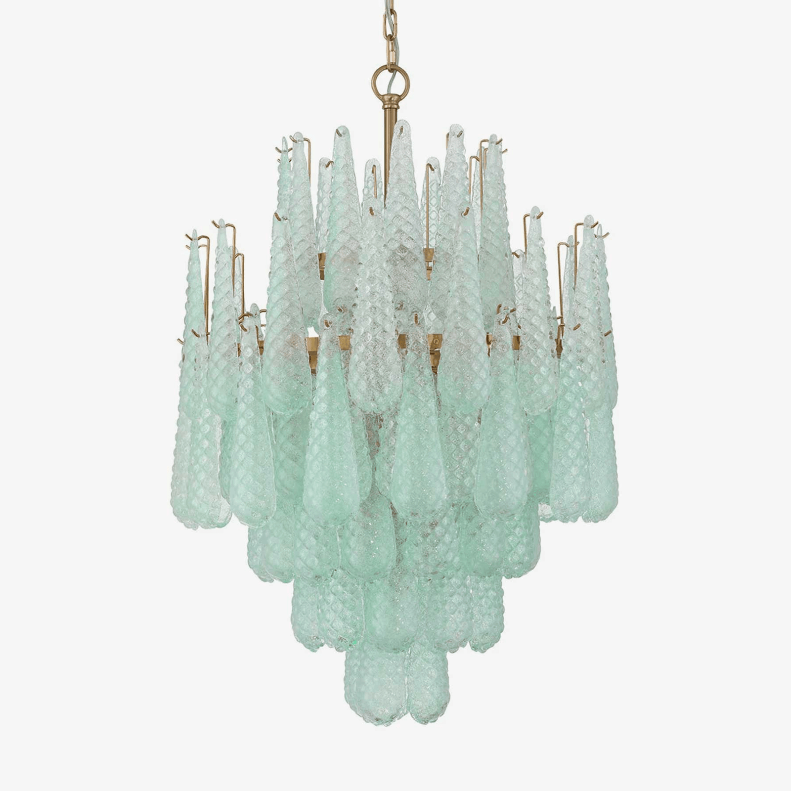 Aurora Lustre Goutte Texturé Verre Élégant - Neutralighting