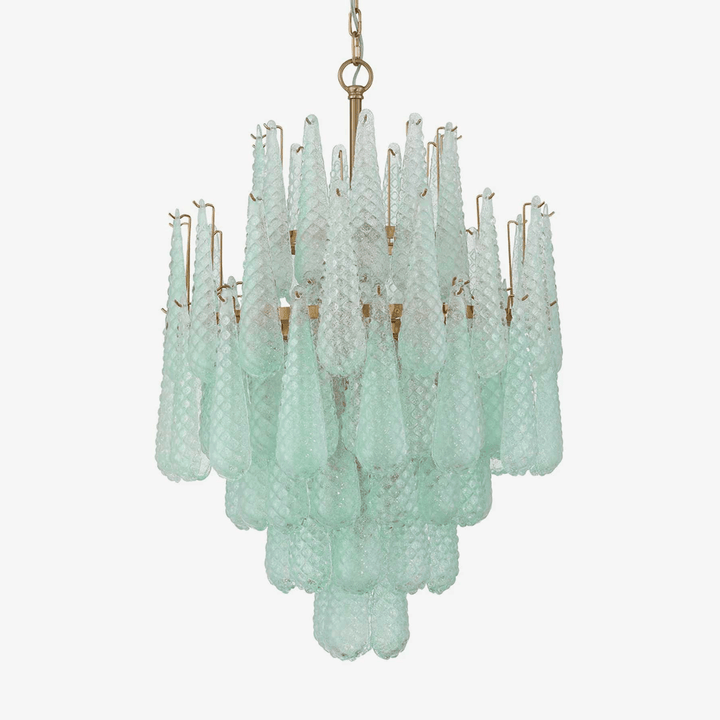Aurora Lustre Goutte Texturé Verre Élégant - Neutralighting