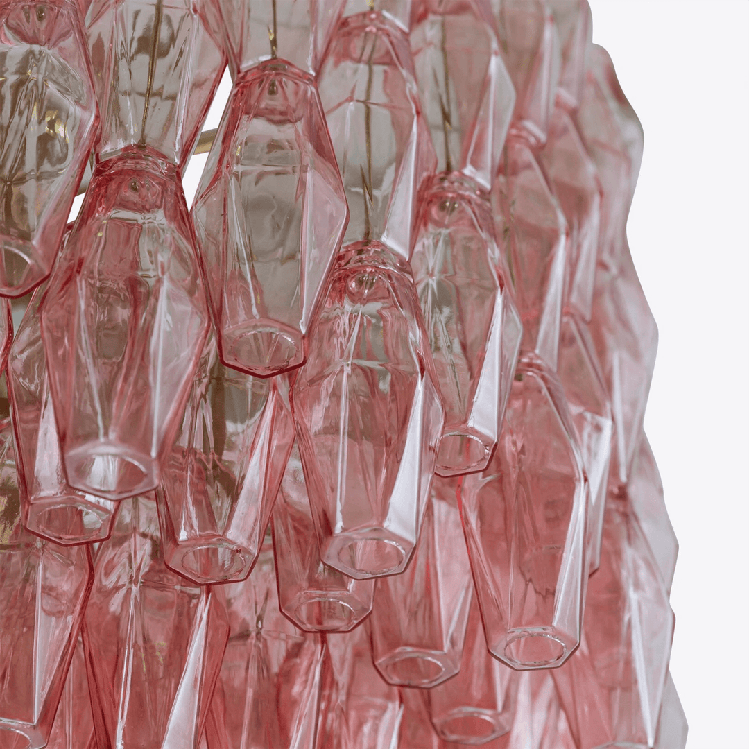Aurora Lustre Tambour Ambre Verre - Neutralighting
