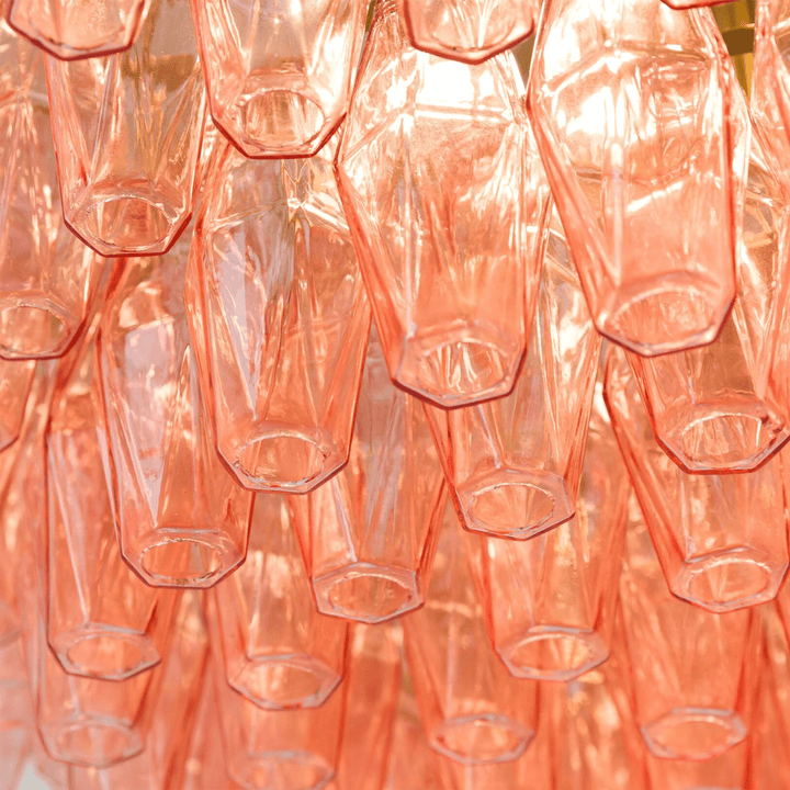 Aurora Lustre Tambour Ambre Verre - Neutralighting
