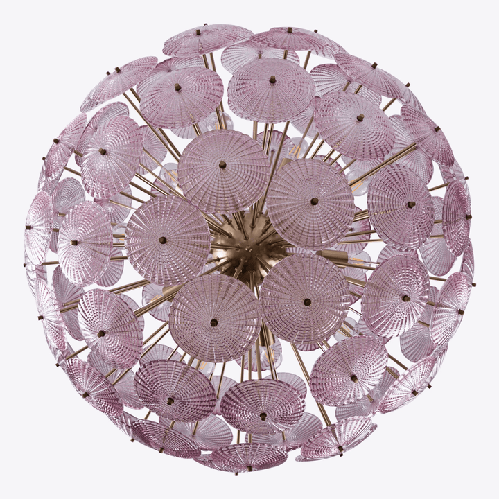 Aurora Lustre Sputnik Pissenlit Éclat Verre - Neutralighting