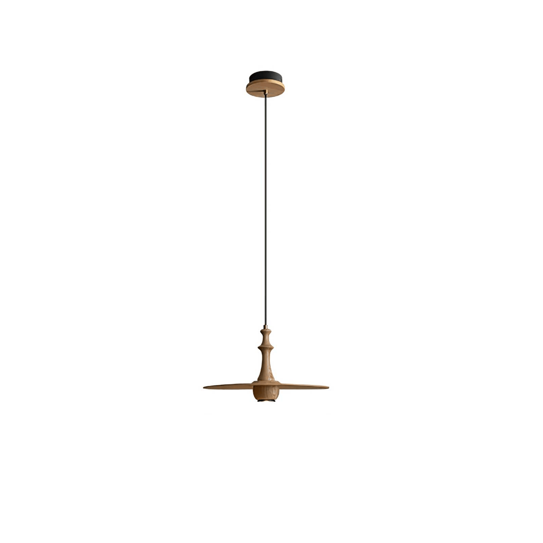 Spindle Lampe Pendante en Bois Tournante - Neutralighting