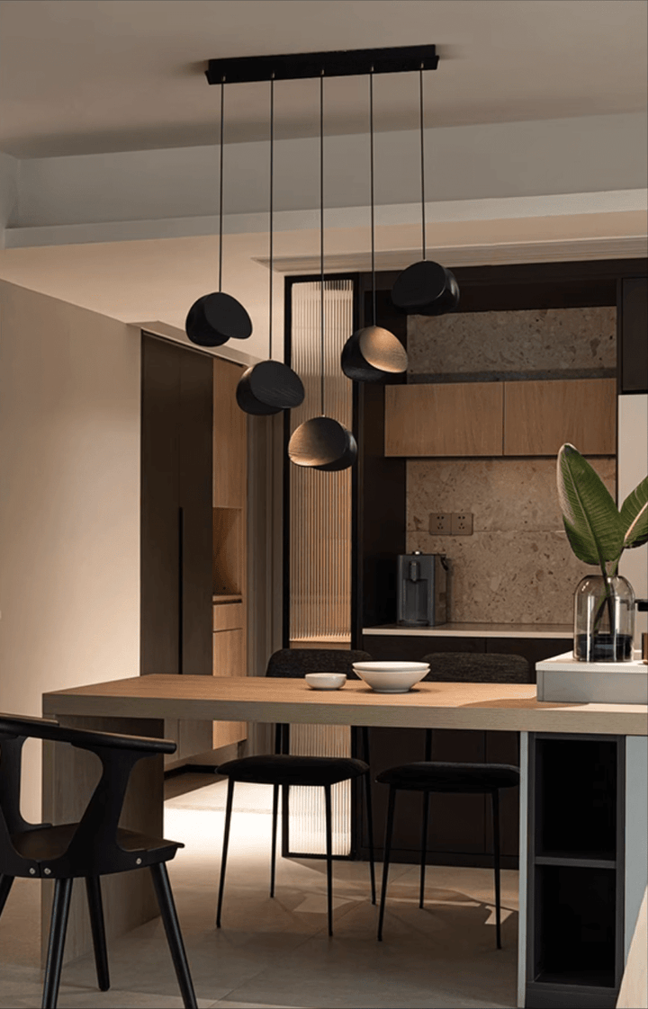 Tavro Lampe Pendante en Bois Minimaliste - Neutralighting