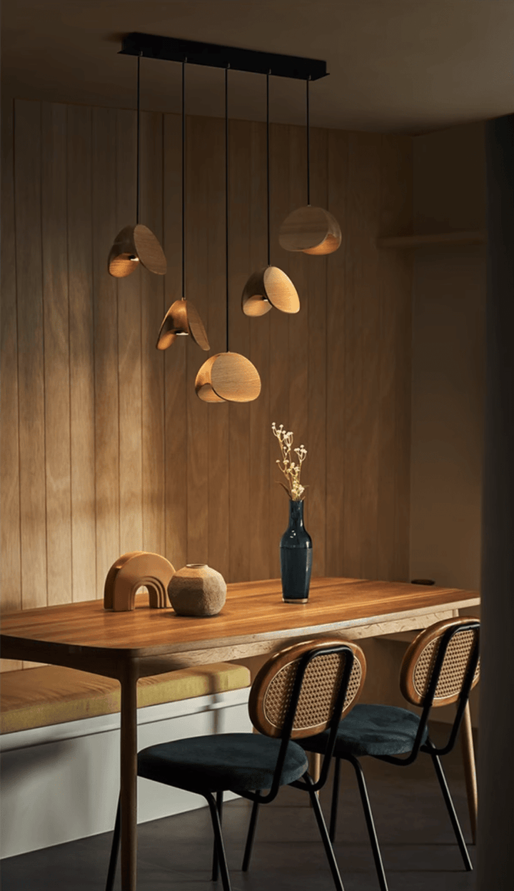 Tavro Lampe Pendante en Bois Minimaliste - Neutralighting