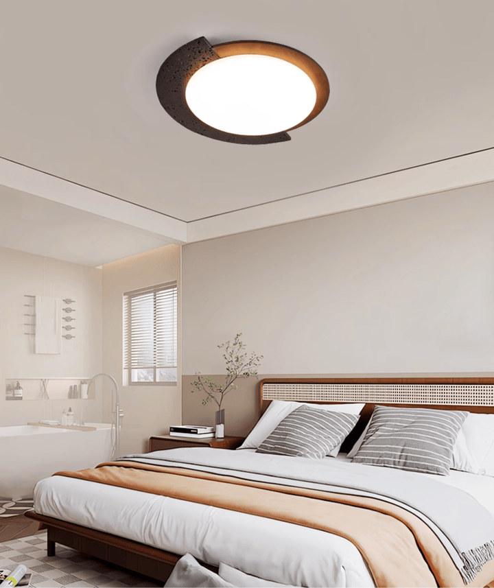 Ulvinor Asymétrique Travertin Plafonnier - Neutralighting