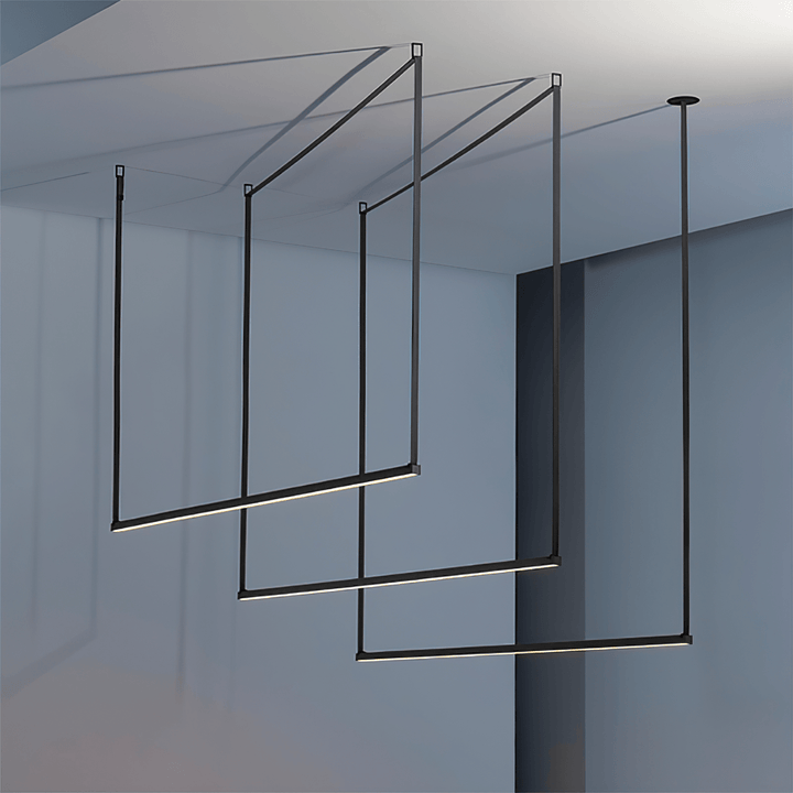 Gideon Lampe Pendante Linéaire Minimaliste en Métal - Neutralighting