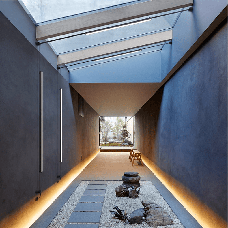 Gideon Lampe Pendante Linéaire Minimaliste en Métal - Neutralighting