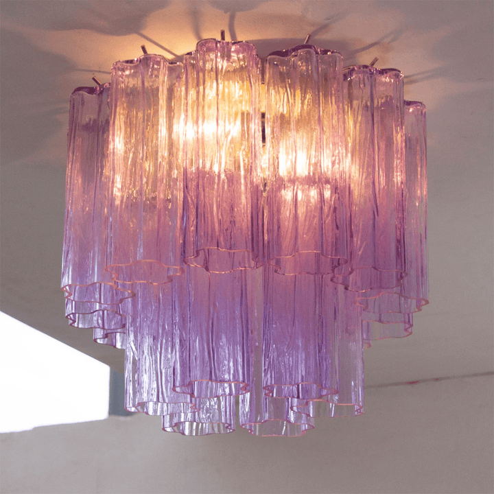 Aurora Plafonnier Style Cascade Rose - Neutralighting
