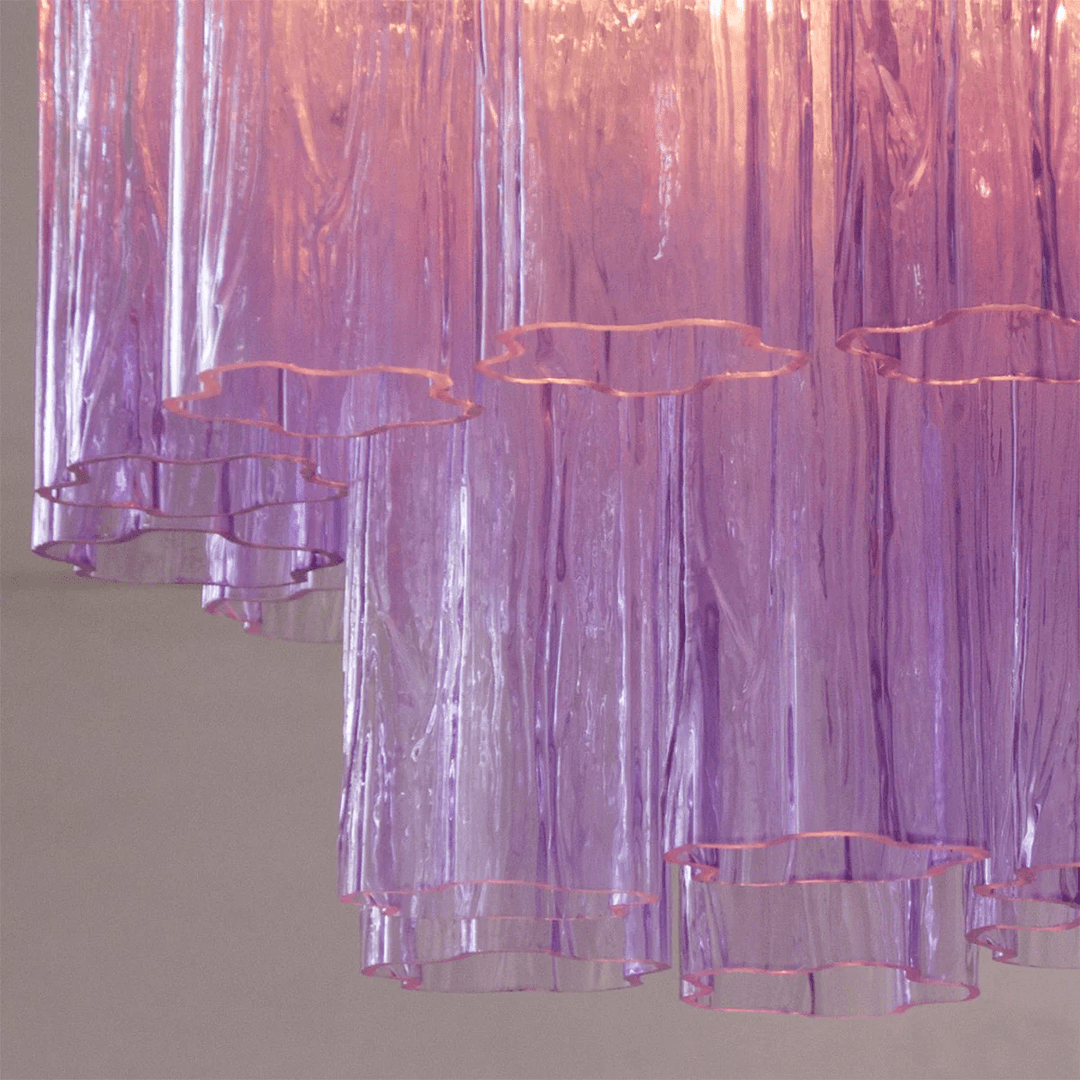 Aurora Plafonnier Style Cascade Rose - Neutralighting