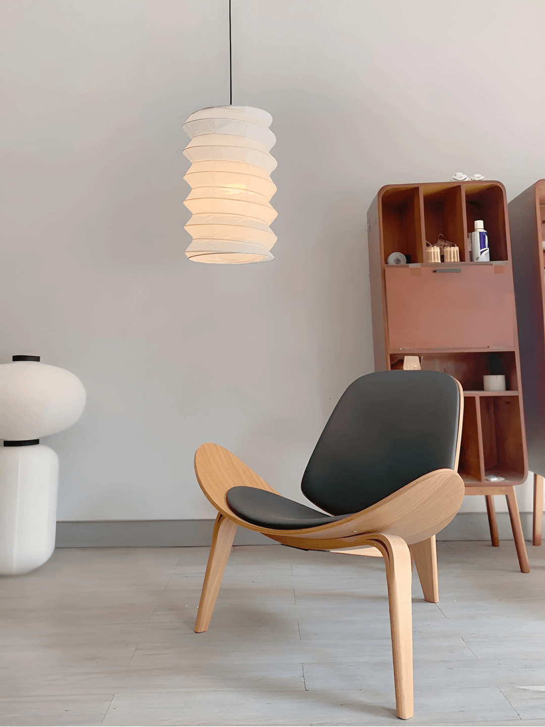 Alice Lampe Pendante Papier Minimaliste - Neutralighting