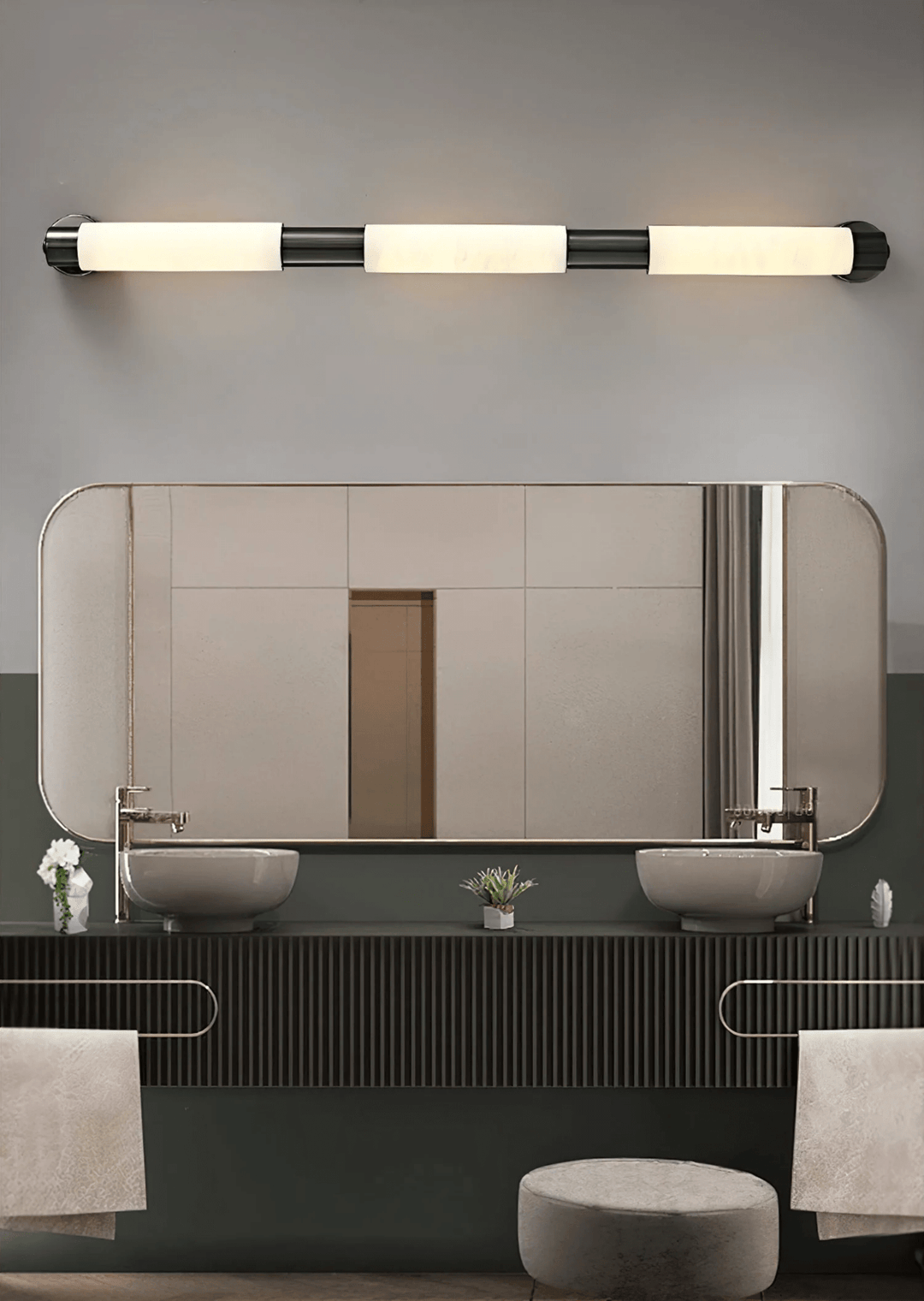 Eurthaeth Applique Murale Albâtre Laiton - Neutralighting
