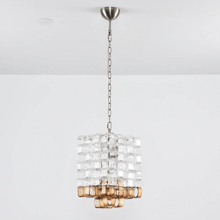 Aurora Chandelier en Verre de Murano Géométrique - Neutralighting