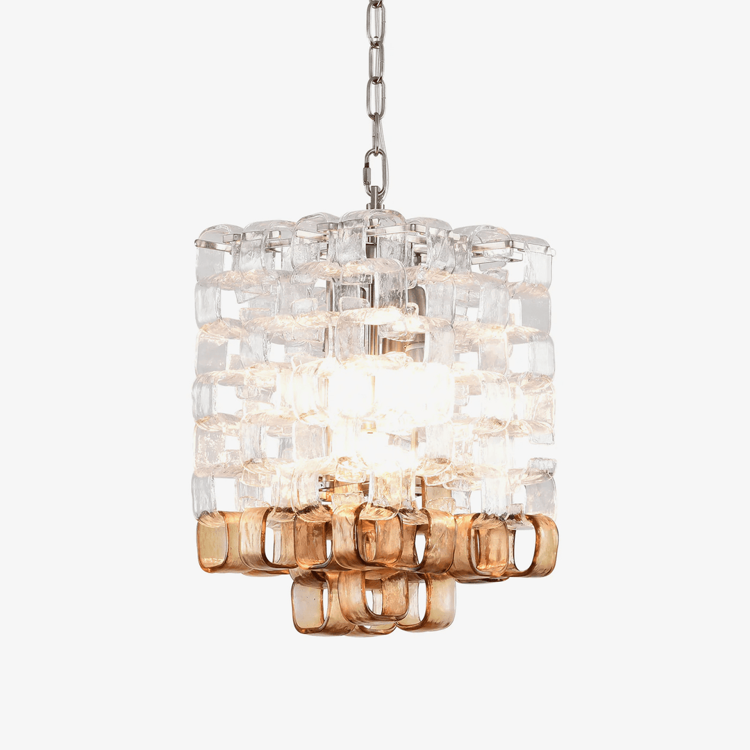 Aurora Chandelier en Verre de Murano Géométrique - Neutralighting
