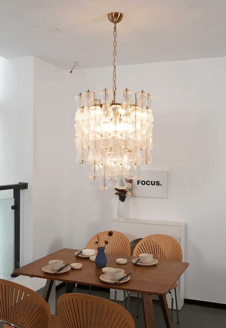 Aurora Lustre Murano Verre Florale Cascade - Neutralighting