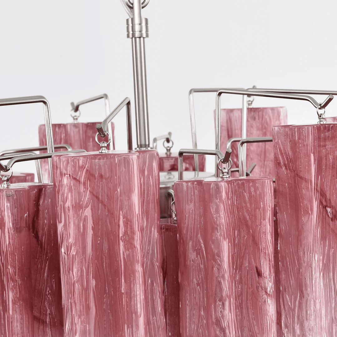 Aurora Lustre Rose Dégradé Murano Verre Étagé - Neutralighting