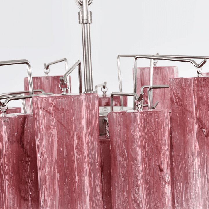 Aurora Lustre Rose Dégradé Murano Verre Étagé - Neutralighting