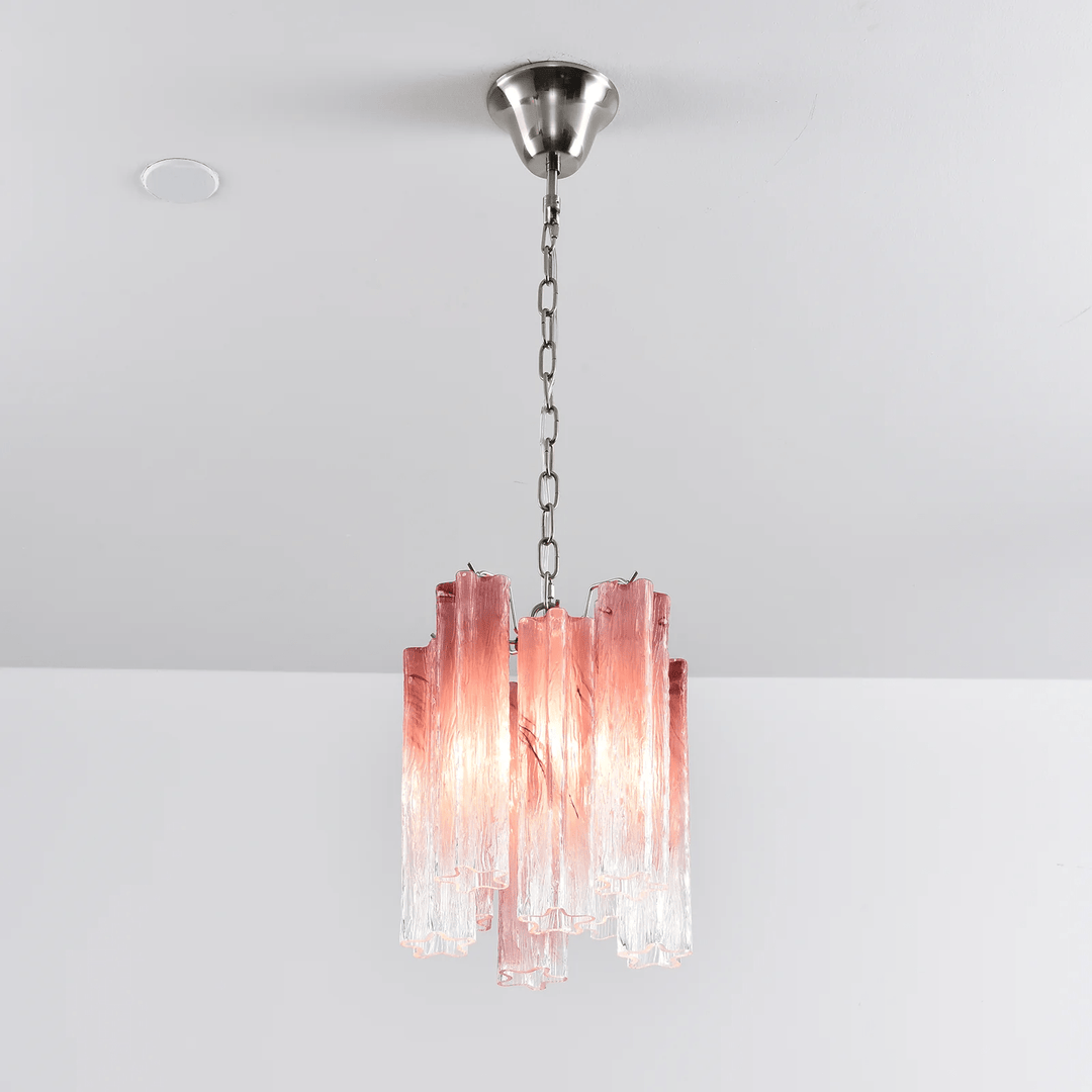 Aurora Lustre Rose Dégradé Murano Verre - Neutralighting
