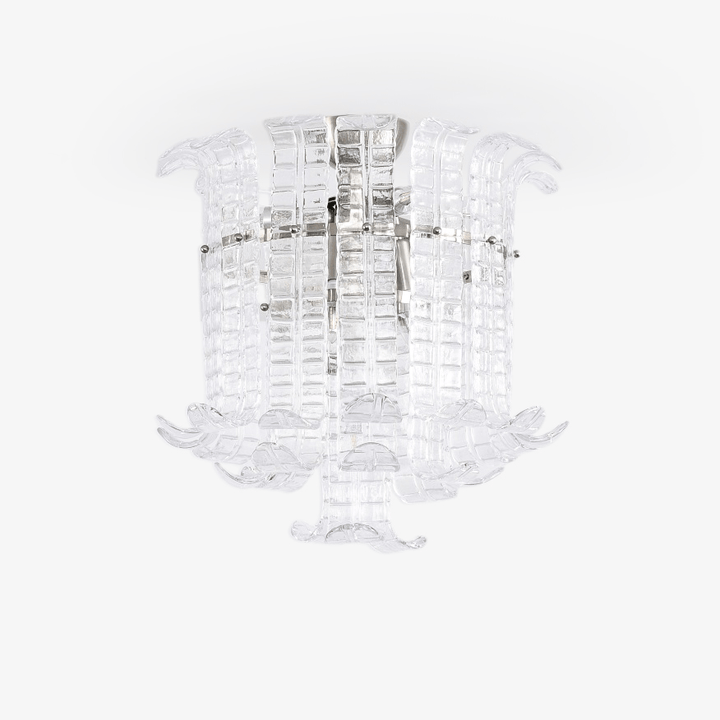 Aurora Lampe de Plafond en Verre de Murano Clair - Neutralighting