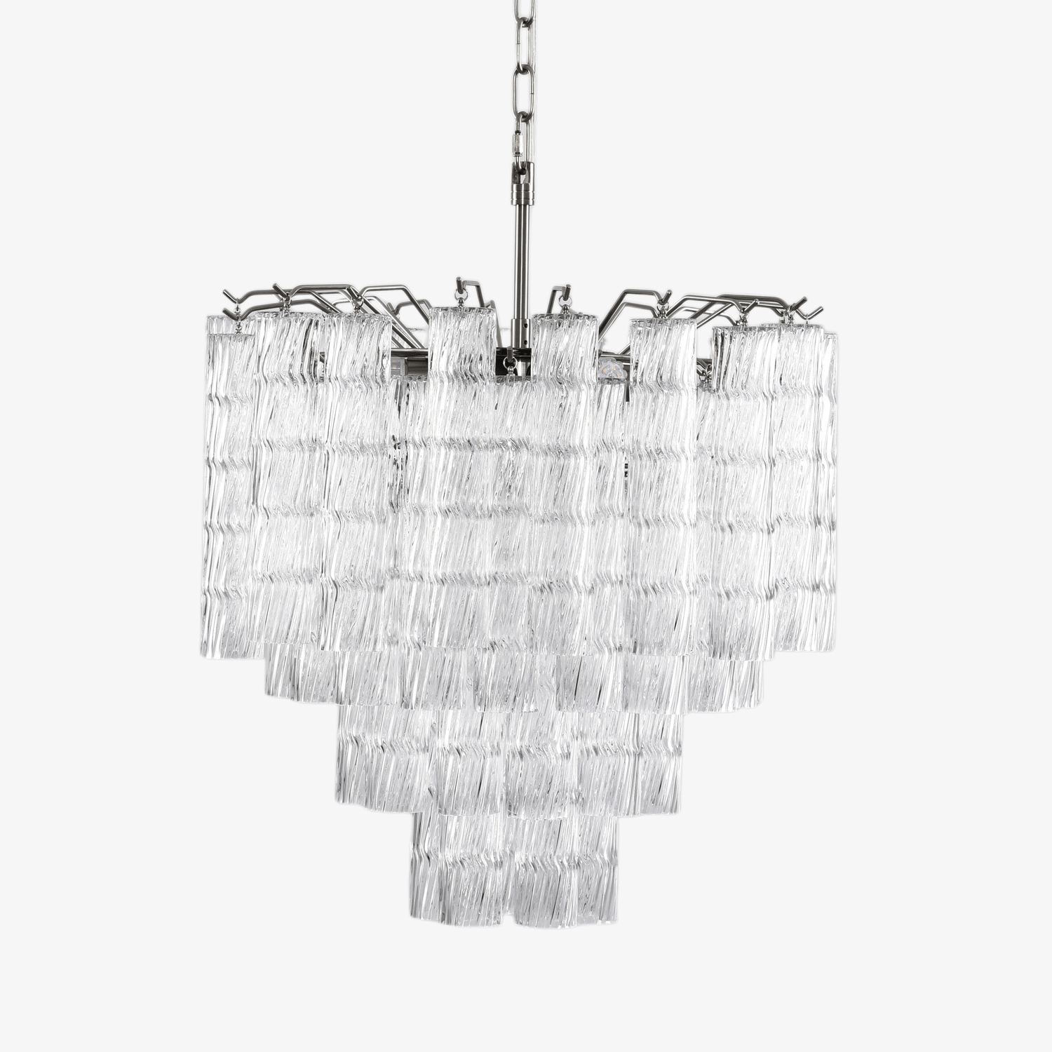 Aurora Lustre Murano Verre Étagé Cascadant Vagues - Neutralighting
