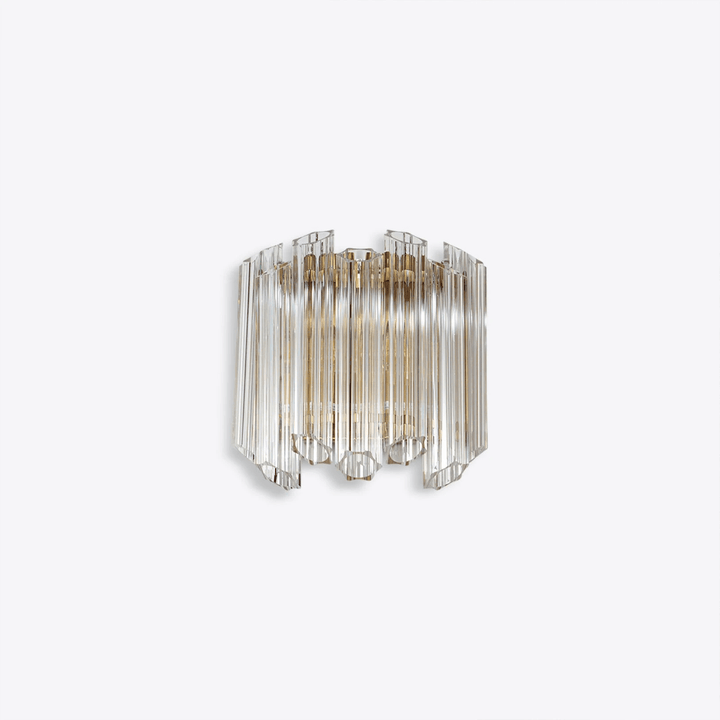 Aurora Applique Murale Transparent Murano Verre Tube Cascade - Neutralighting
