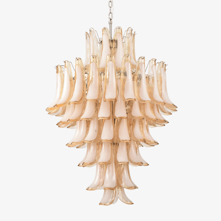 Aurora Chandelier en Verre Ambre Luxe - Neutralighting