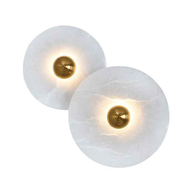 Selene Plafonnier Minimaliste en Albâtre - Neutralighting