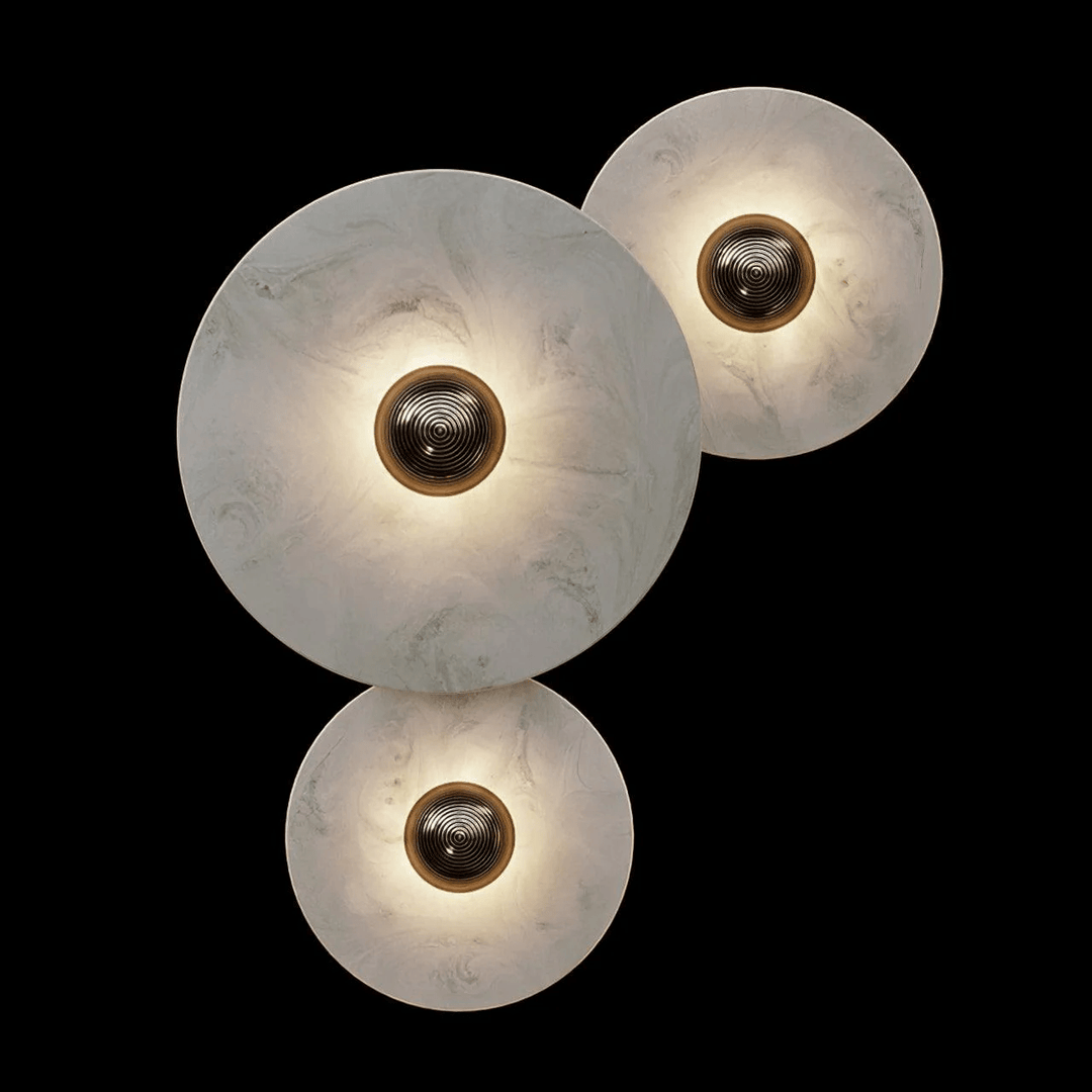 Selene Plafonnier Minimaliste en Albâtre - Neutralighting