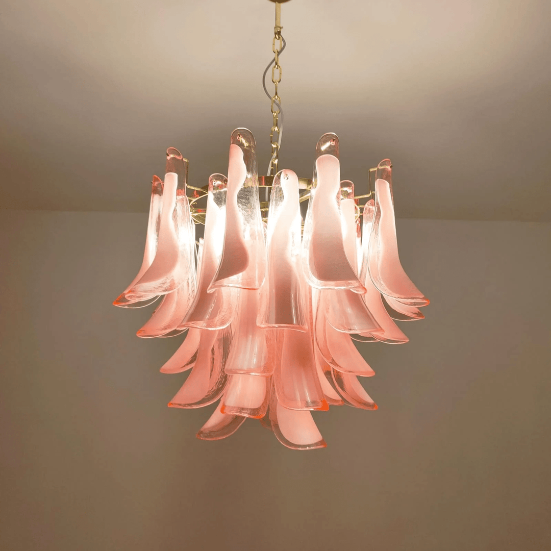 Aurora Lustre Murano Verre Étagé Italien - Neutralighting